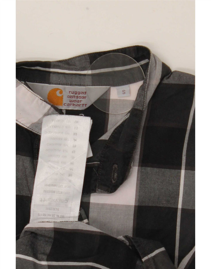 Camisa Carhartt Hombre Small Black Check Cotton