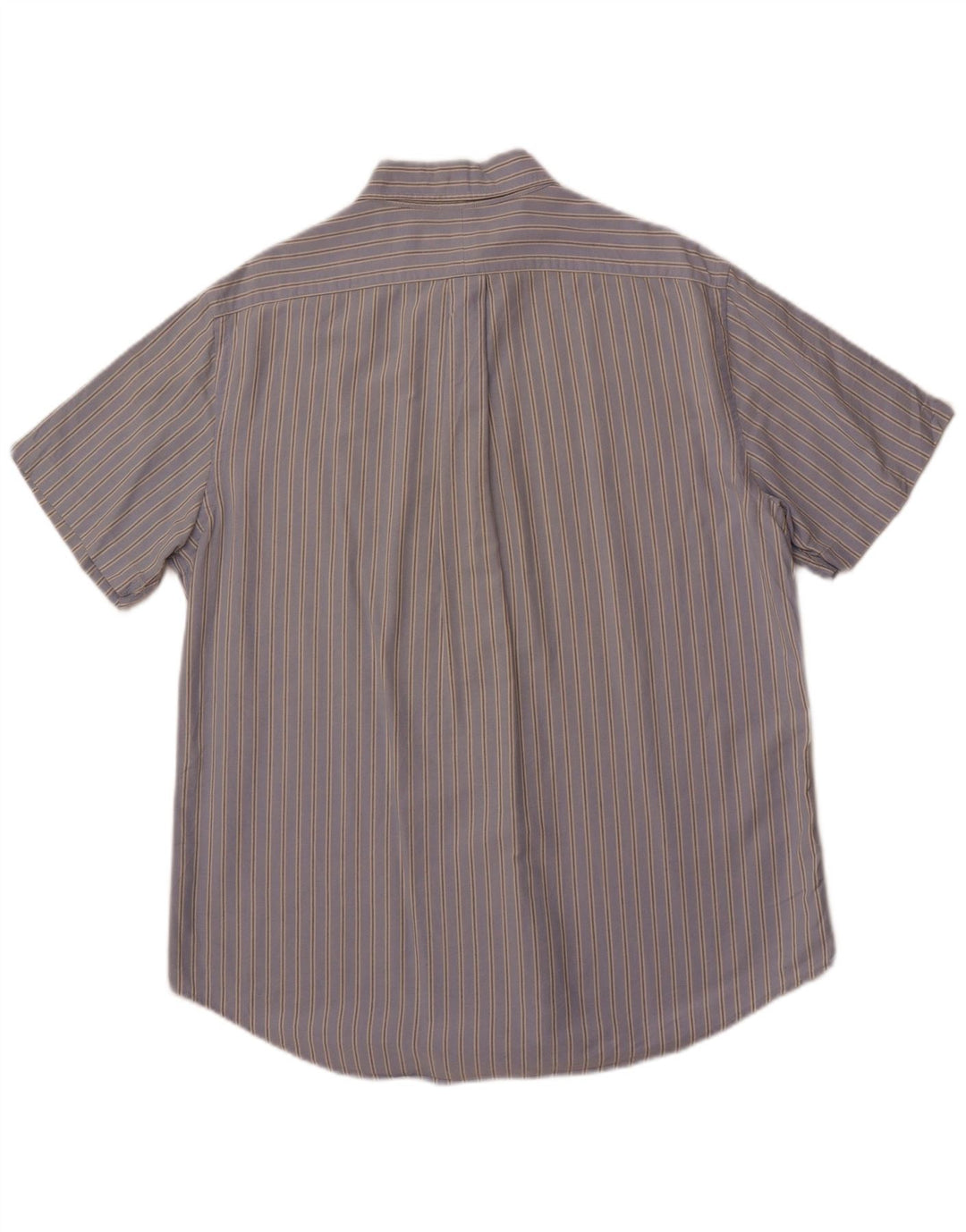 POLO RALPH LAUREN Camisa de manga corta para hombre con corte clásico y rayas azules grandes