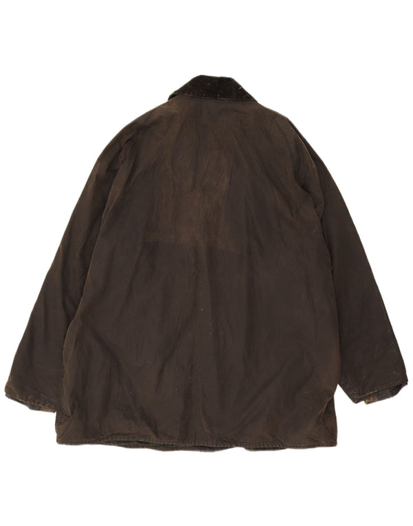 Barbour Chaqueta de algodón encerado Beaufort holgada para hombre EU 48 Marrón medio