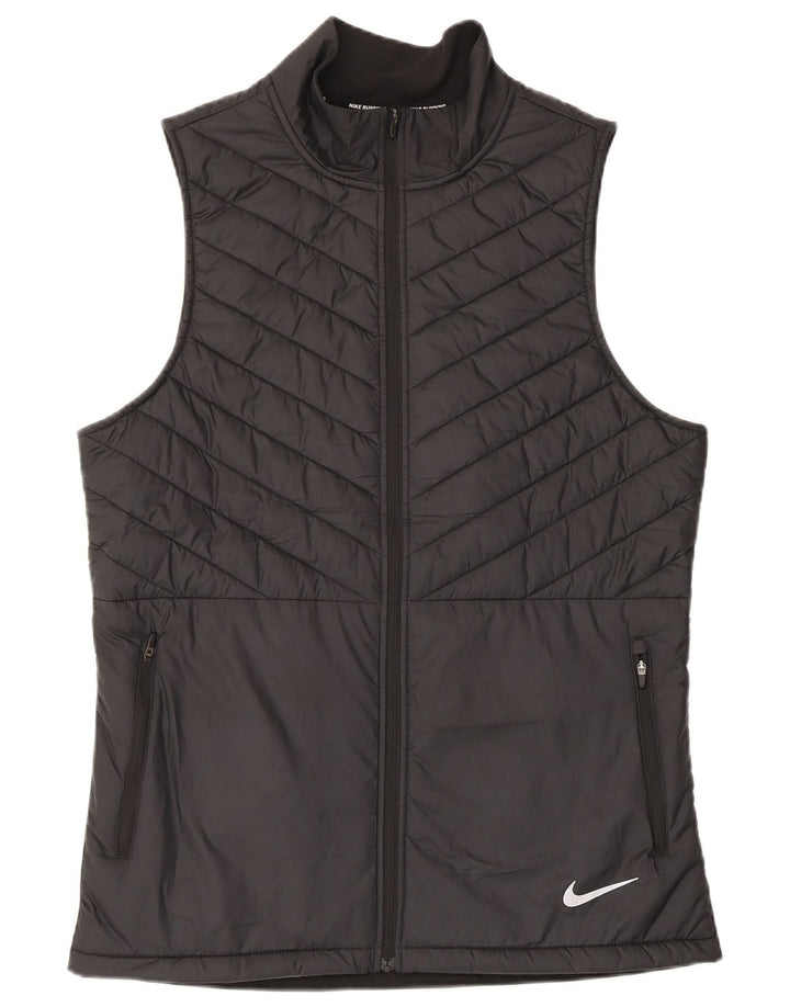 Nike Chaleco acolchado para hombre UK 38 Mediano Negro Poliéster