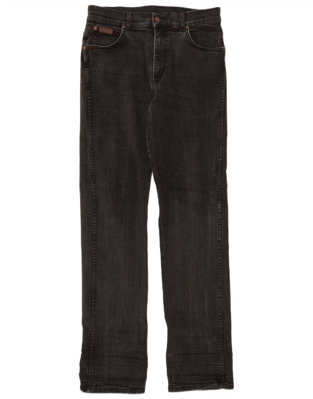 Wrangler Vaqueros rectos para hombre W33 L36 Algodón negro