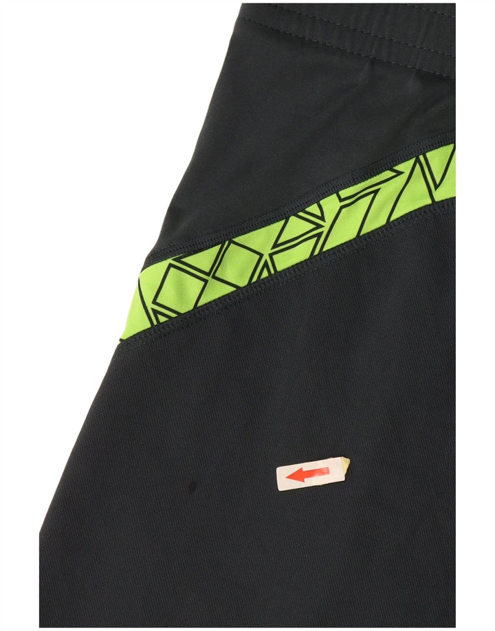 PUMA Shorts deportivos para mujer US 14/16 Poliéster geométrico gris grande