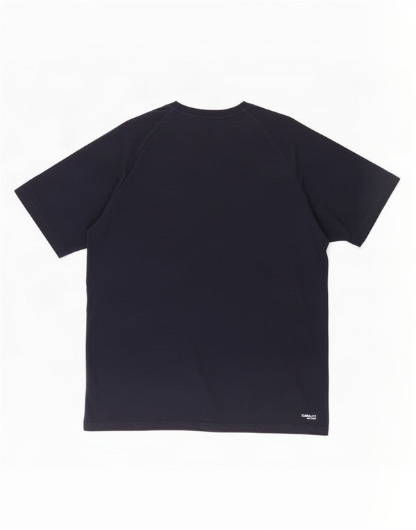 Adidas Hombre Climalite Camiseta Top XL Azul Marino Algodón