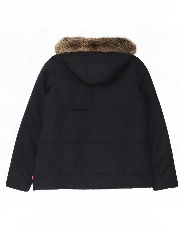 Cazadora Acolchada Con Capucha Levi's Niña 15-16 Años Azul Marino Poliéster