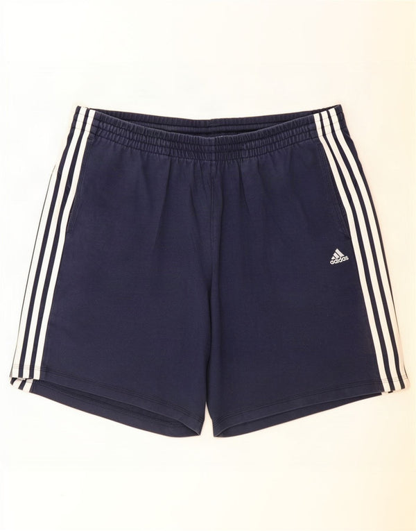 Adidas Mens Climalite Sport Shorts XL Azul Marino Algodón