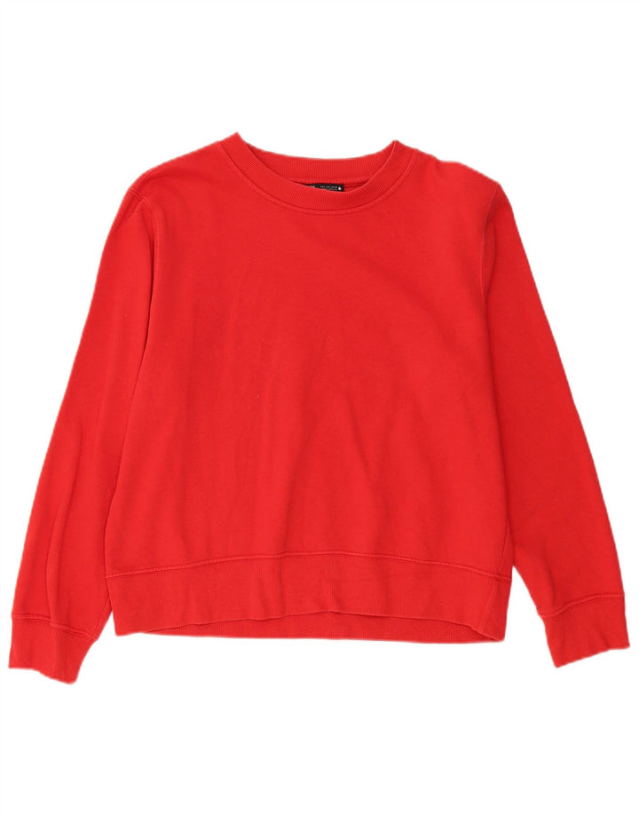 Zara Mujer Sudadera Jumper UK 46 Large Rojo