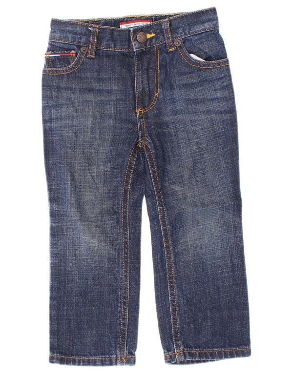 Tommy Hilfiger Vaqueros rectos para bebé niño 18-24 meses W20 L14 Algodón azul
