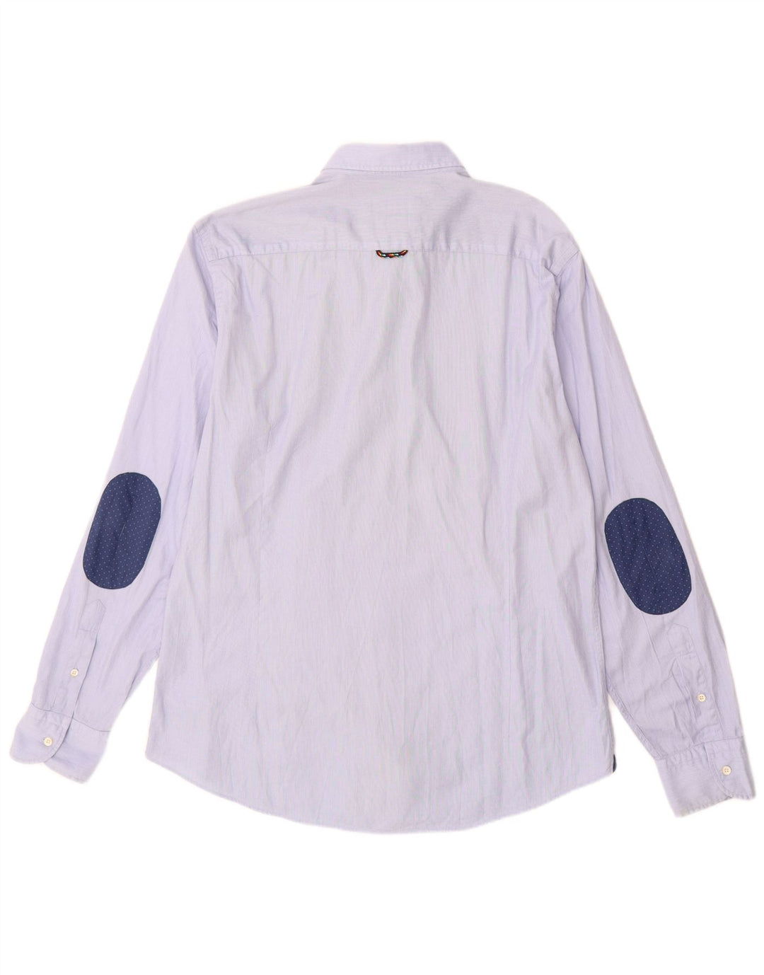 Camisa Massimo Dutti Hombre Large Azul Algodón