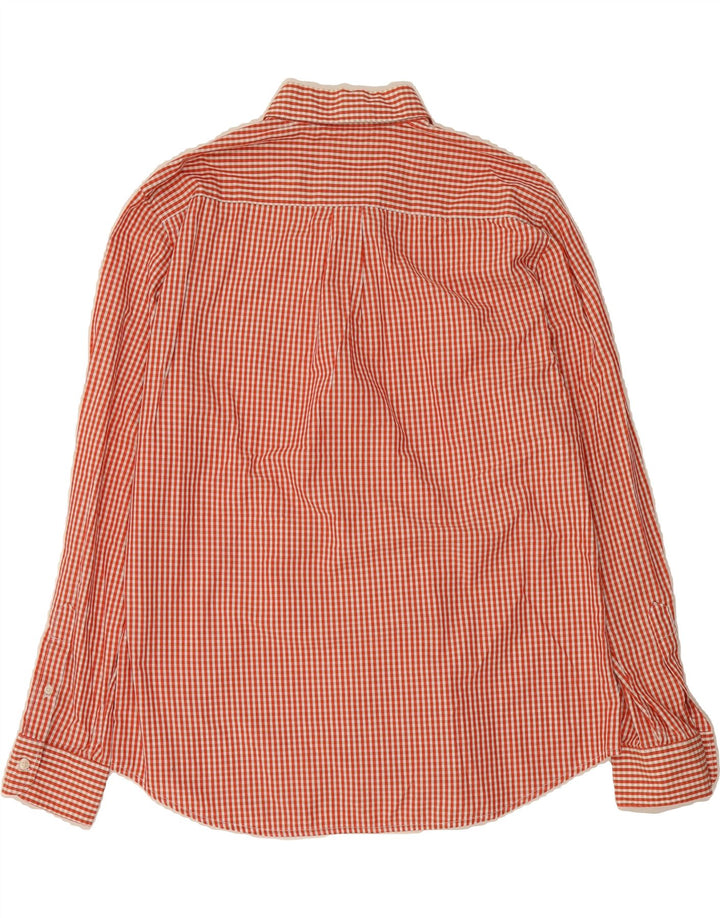 DOCKERS Mens Shirt Large Red Gingham Cotton Vintage Dockers and Second-Hand Dockers from Messina Hembry 