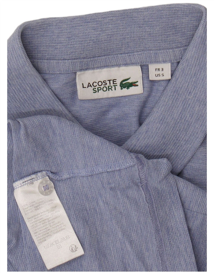 LACOSTE Polo para hombre talla 3 pequeño algodón azul