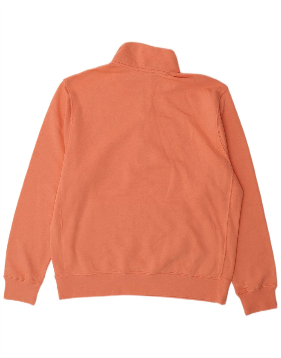 Nike - Sudadera con cuello y cremallera para hombre, color naranja medio, algodón