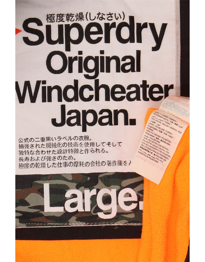 Superdry Chaqueta Cortavientos The Windcheater para Mujer UK 46 Grande Negro