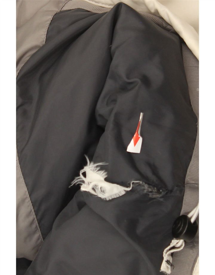 Champion Chaqueta acolchada con capucha para hombre, Reino Unido 40, color gris grande