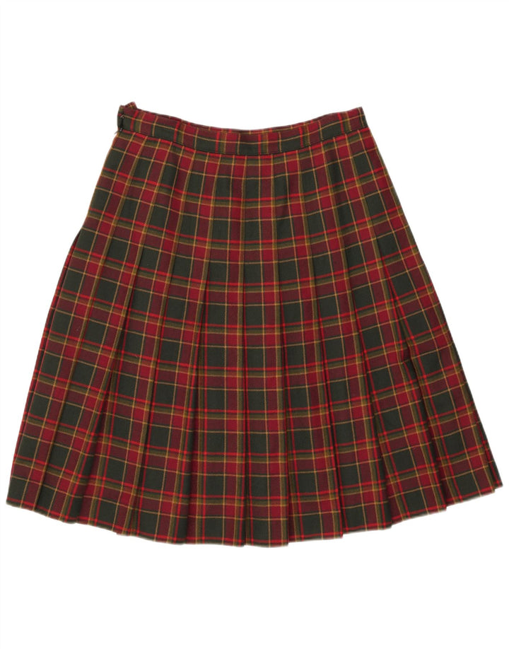 Falda plisada Steinbock para mujer W32 Large Red Check