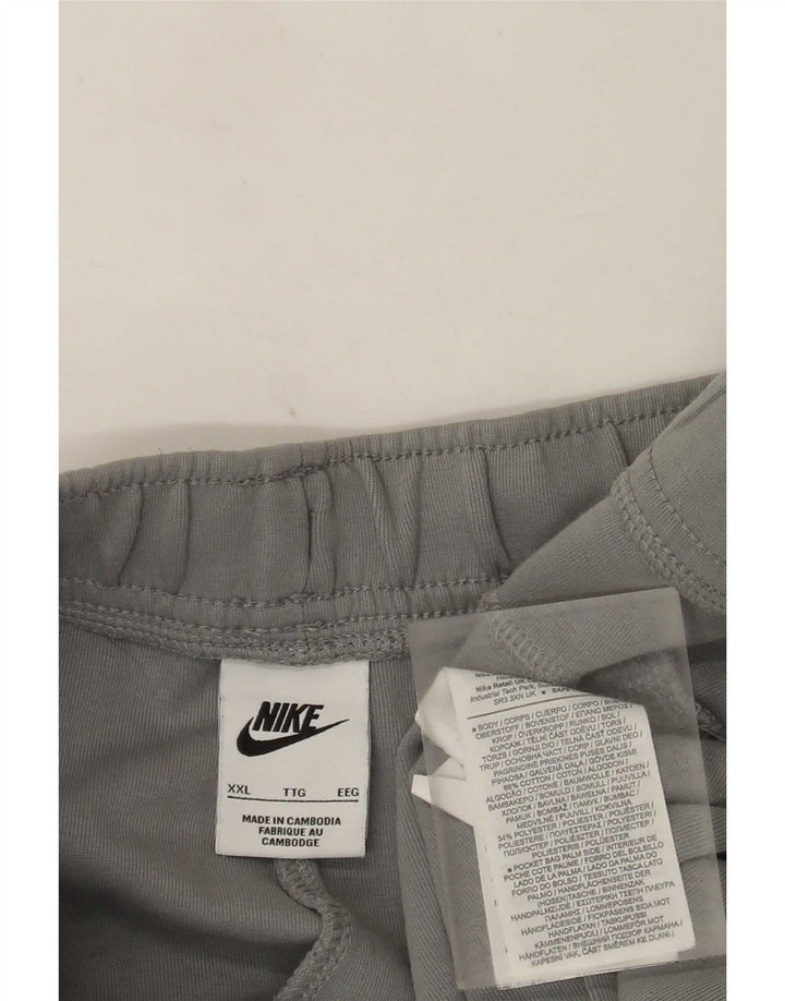 Nike - Pantalón de chándal para hombre, talla 2XL, algodón gris
