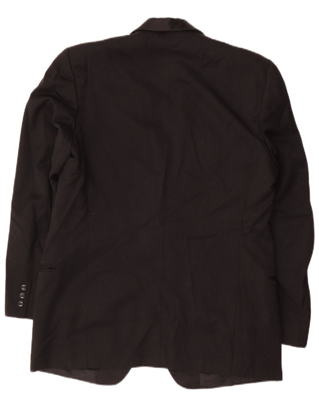 Traje vintage para hombre de 1 botón y 2 piezas IT 52 XL W32 L30 Negro