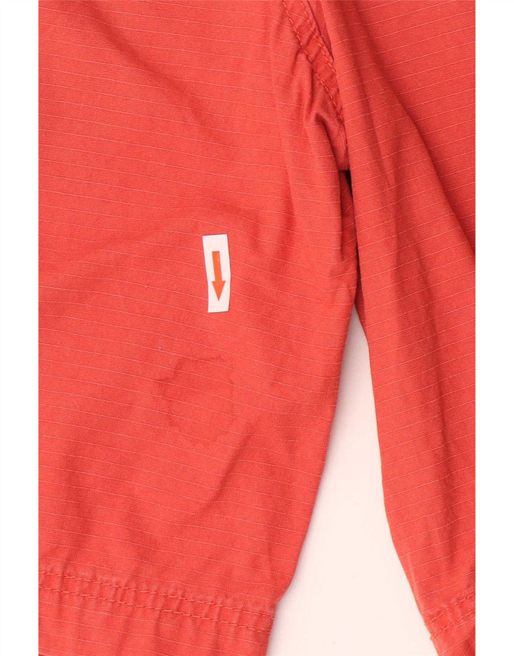 Izod Mens Cargo Shorts W33 Grande Algodón Rojo