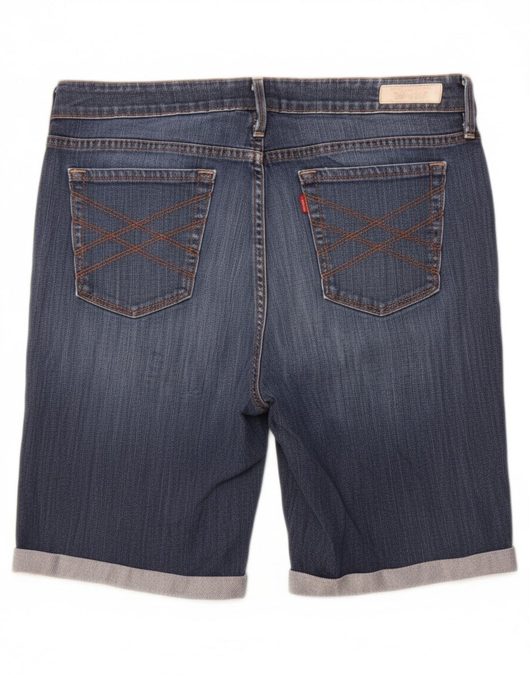 Levi's Bermudas 545 para mujer, pantalones cortos de mezclilla, talla 10, grande, W34, algodón azul