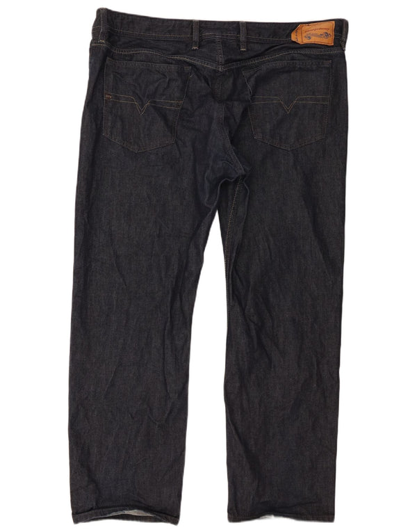 Diesel Hombre Waykee Regular Vaqueros Rectos W40 L30 Algodón Azul Marino