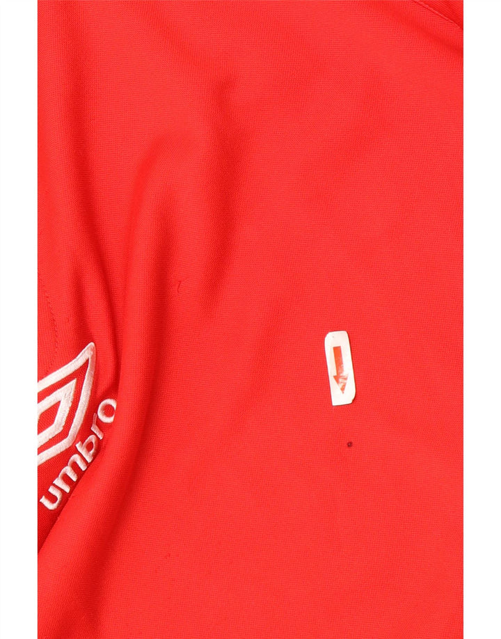 Umbro Hombre Zip Neck Sudadera Jumper XL Rojo Poliéster