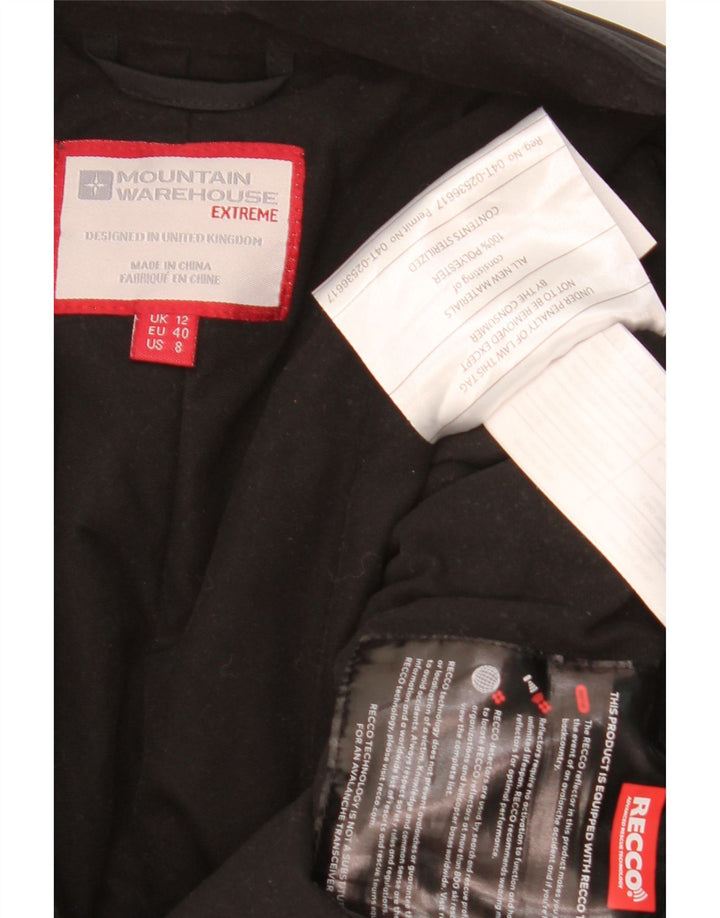 Pantalones de esquí para mujer Mountain Warehouse UK 40 Mediano Poliéster negro