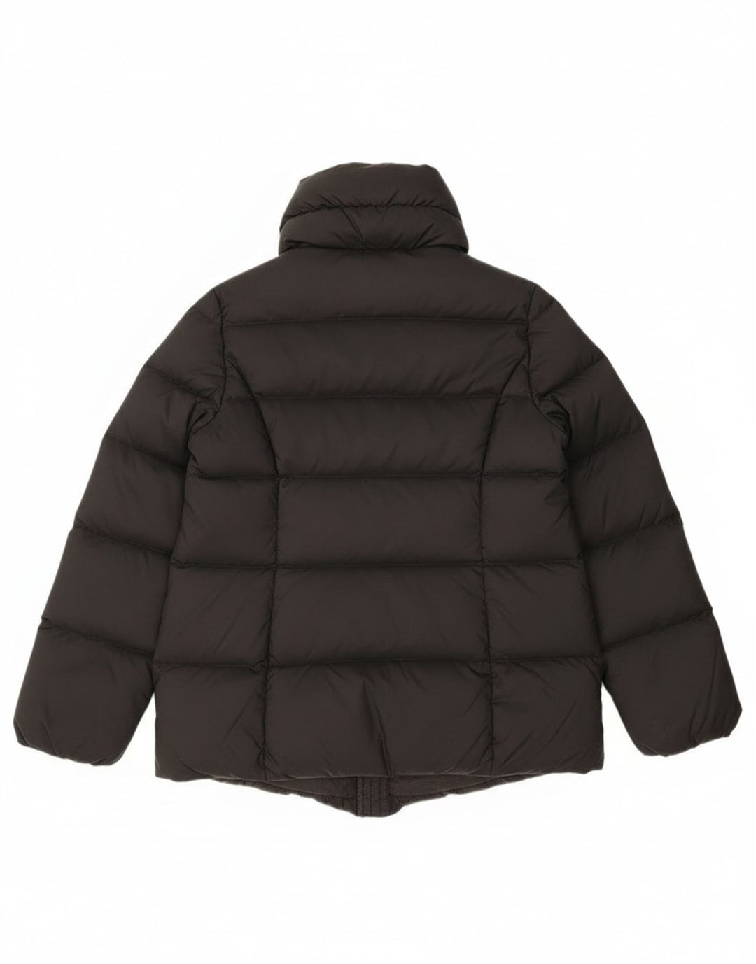 Benetton Chaqueta Acolchada Extragrande Mujer UK 6 XS Negro Poliamida