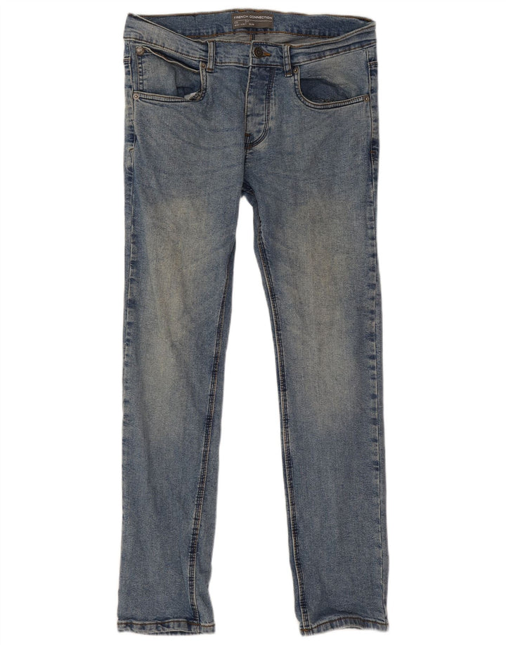 French Connection Vaqueros ajustados para hombre W32 L32 Algodón azul