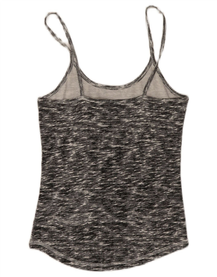 Champion Cami Top para mujer UK 12 Algodón moteado gris medio