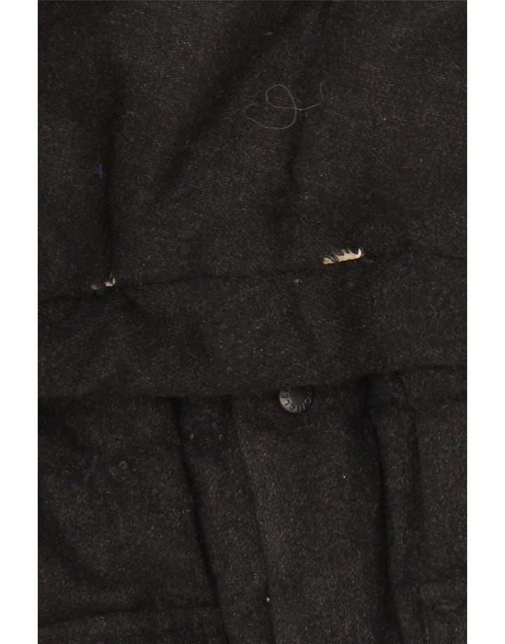 Moncler Chaqueta acolchada con capucha para hombre Reino Unido 36 Small Lana negra