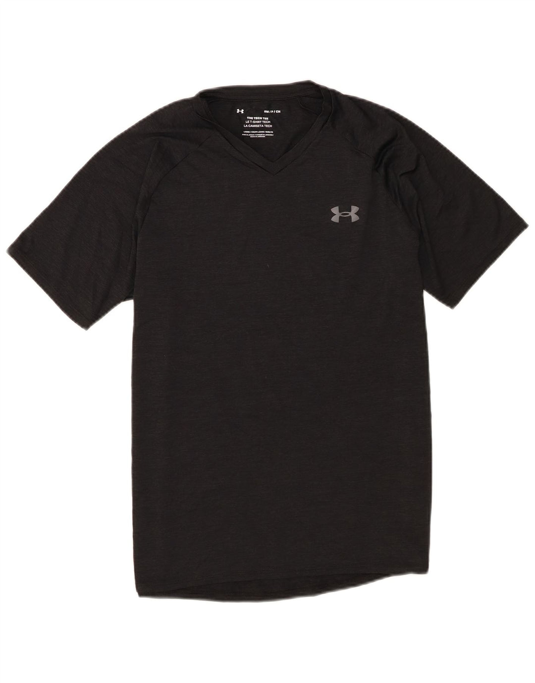 Camiseta Under Armour Hombre Top Small Black Moteado