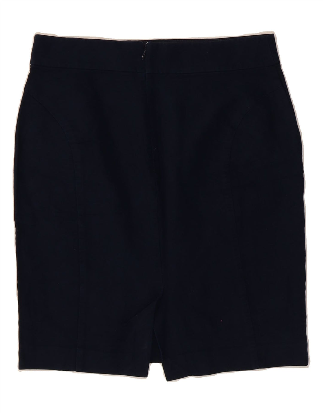 J. CREW Womens Pencil Skirt US 6 Medium W32  Navy Blue Cotton Vintage J. Crew and Second-Hand J. Crew from Messina Hembry 