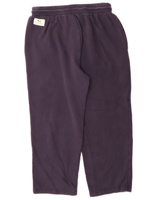 Pantalón De Chándal Puma Mujer Grande Azul Marino Algodón