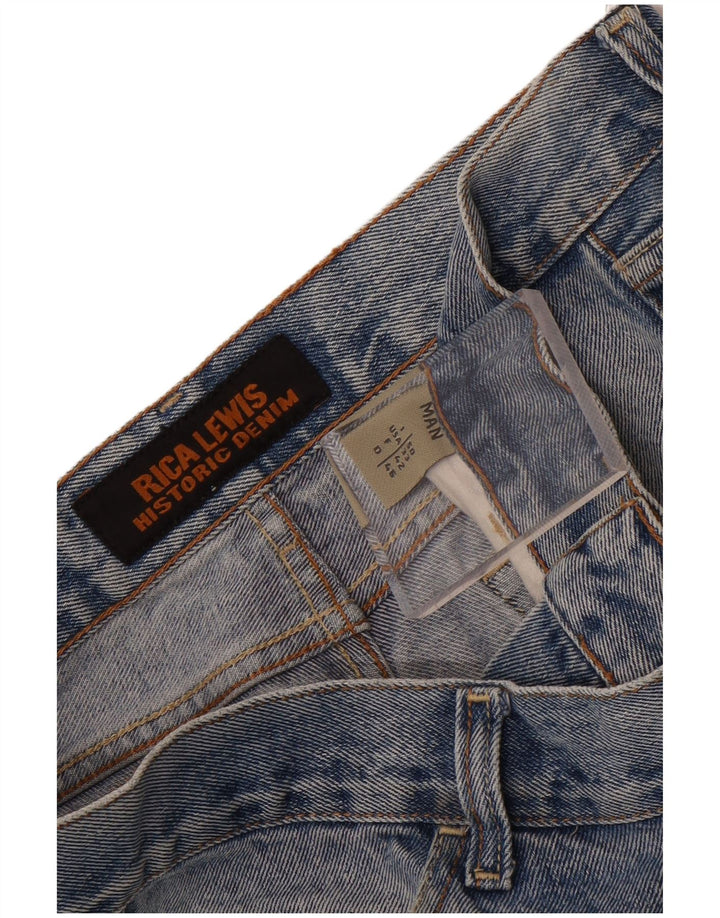 Vaqueros rectos para hombre Rica Lewis W33 L28 azul