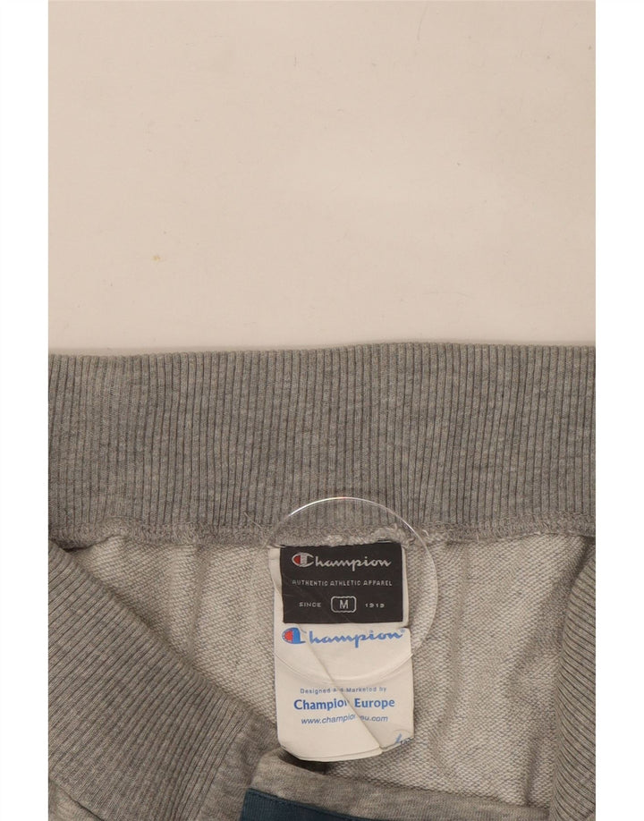 Champion Pantalones De Chándal Gráfico Joggers De Algodón Gris Medio |