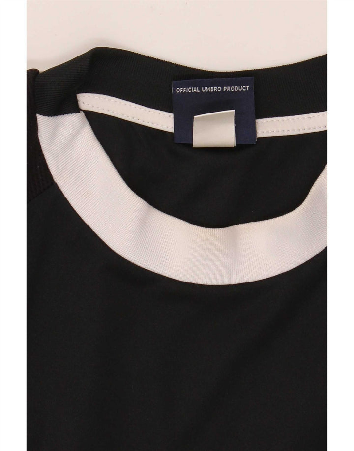 Umbro Hombre Camiseta Gráfica Top XL Negro Colorblock Poliéster