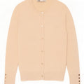 Zara Mujer Cárdigan Suéter UK 42 Viscosa Beige Medio