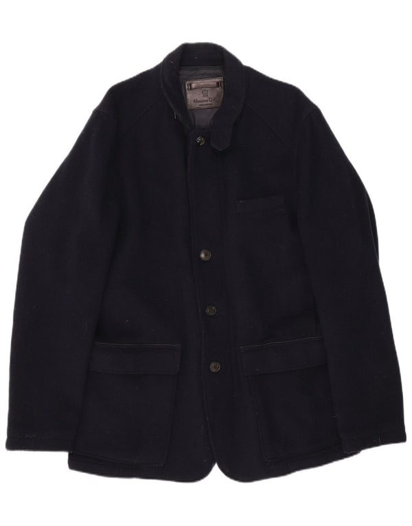 Massimo Dutti Chaqueta Blazer De 4 Botones Para Hombre UK 42 XL Lana Azul Marino
