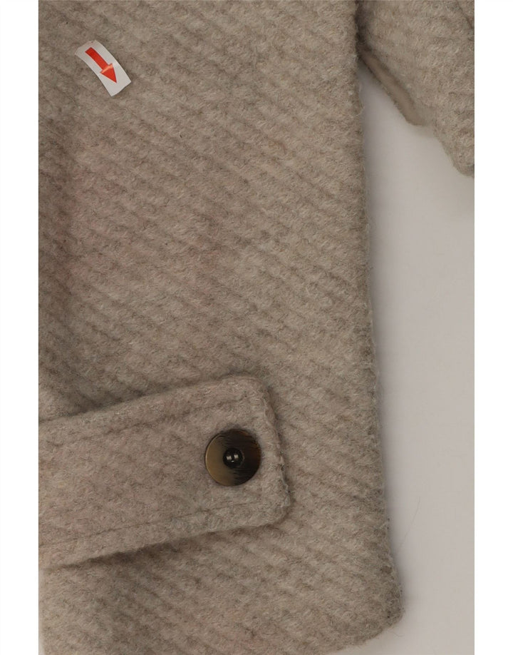 ZARA Mujer Cazadora Bomber UK 44 Medio Beige