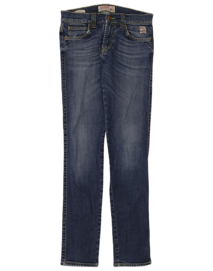 Roy Rogers Vaqueros ajustados para mujer W30 L34 Algodón azul