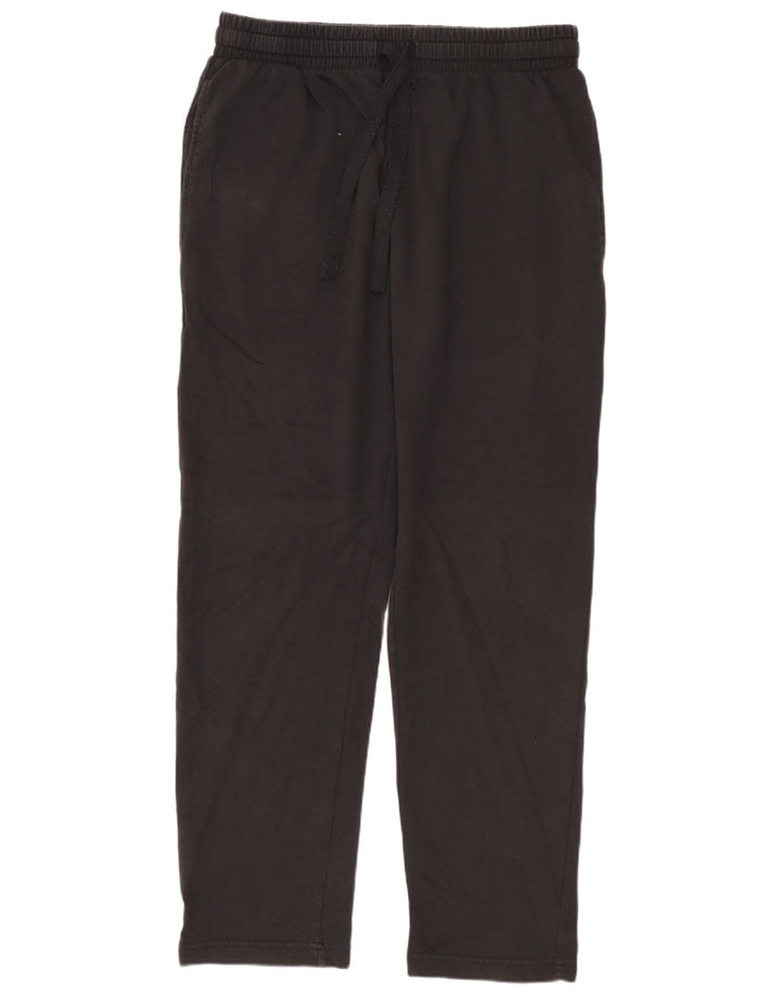 MARKS & SPENCER Pantalones de chándal para mujer UK 44 Mediano Algodón negro