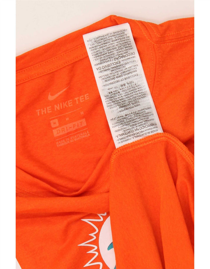 Nike Miami Dolphins Graphic Camiseta para hombre, color naranja medio, poliéster