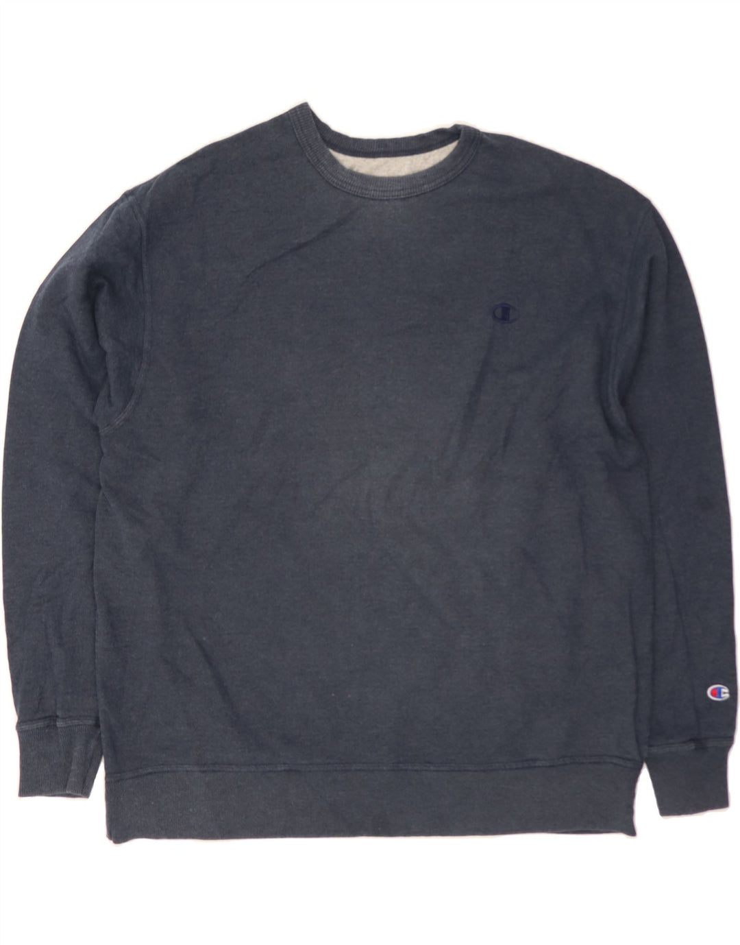 CHAMPION Mens Sweatshirt Jumper 2XL Navy Blue Cotton Vintage Champion and Second-Hand Champion from Messina Hembry 