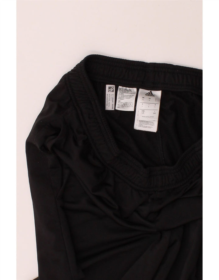 ADIDAS Mens Tracksuit Trousers Large Black Polyester Vintage Adidas and Second-Hand Adidas from Messina Hembry 