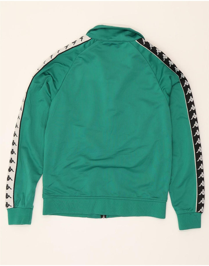Kappa Hombre Chaqueta De Chándal Con Gráfico Small Verde Colorblock