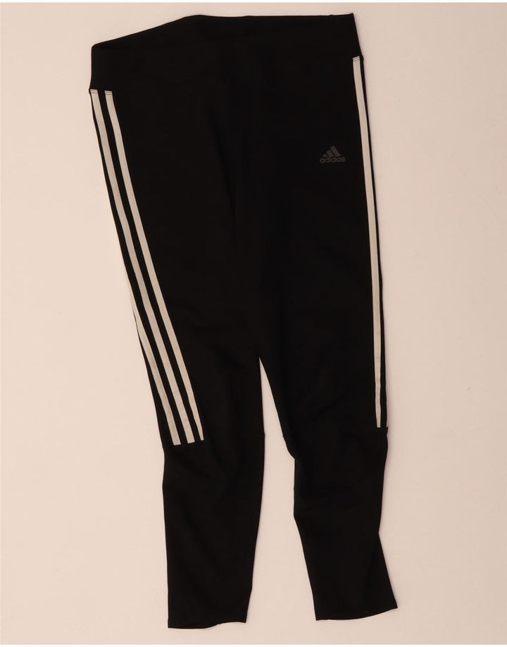 ADIDAS Leggings Climalite para mujer Reino Unido 12/14 Mediano Negro Poliéster