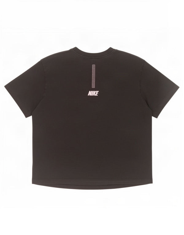 Nike Camiseta para mujer Top UK 44 Mediano Negro Algodón