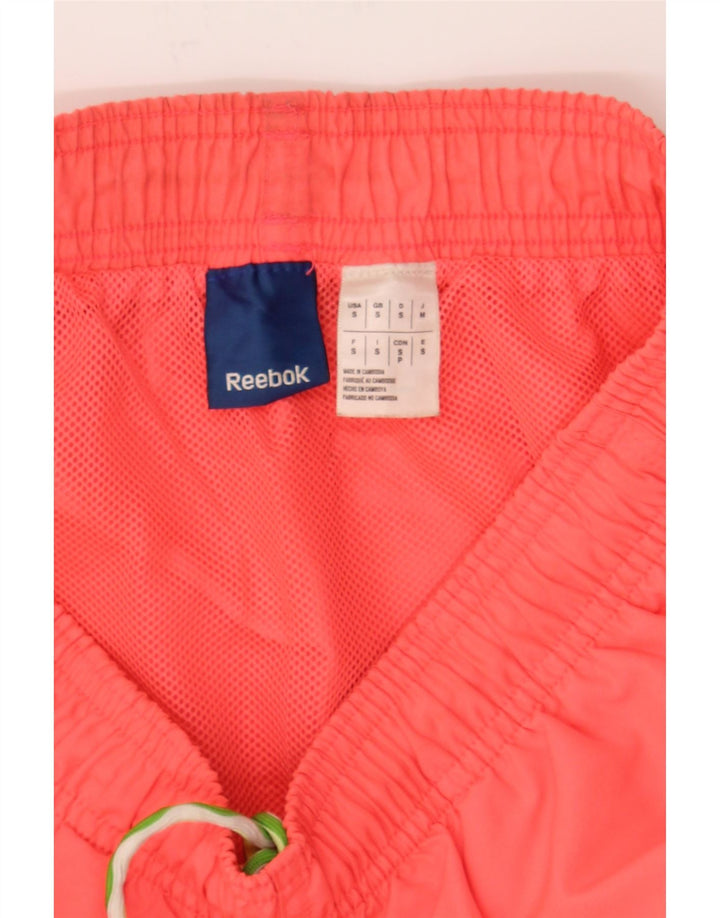 REEBOK Womens Sport Shorts UK 8 Small  Pink Polyester Vintage Reebok and Second-Hand Reebok from Messina Hembry 