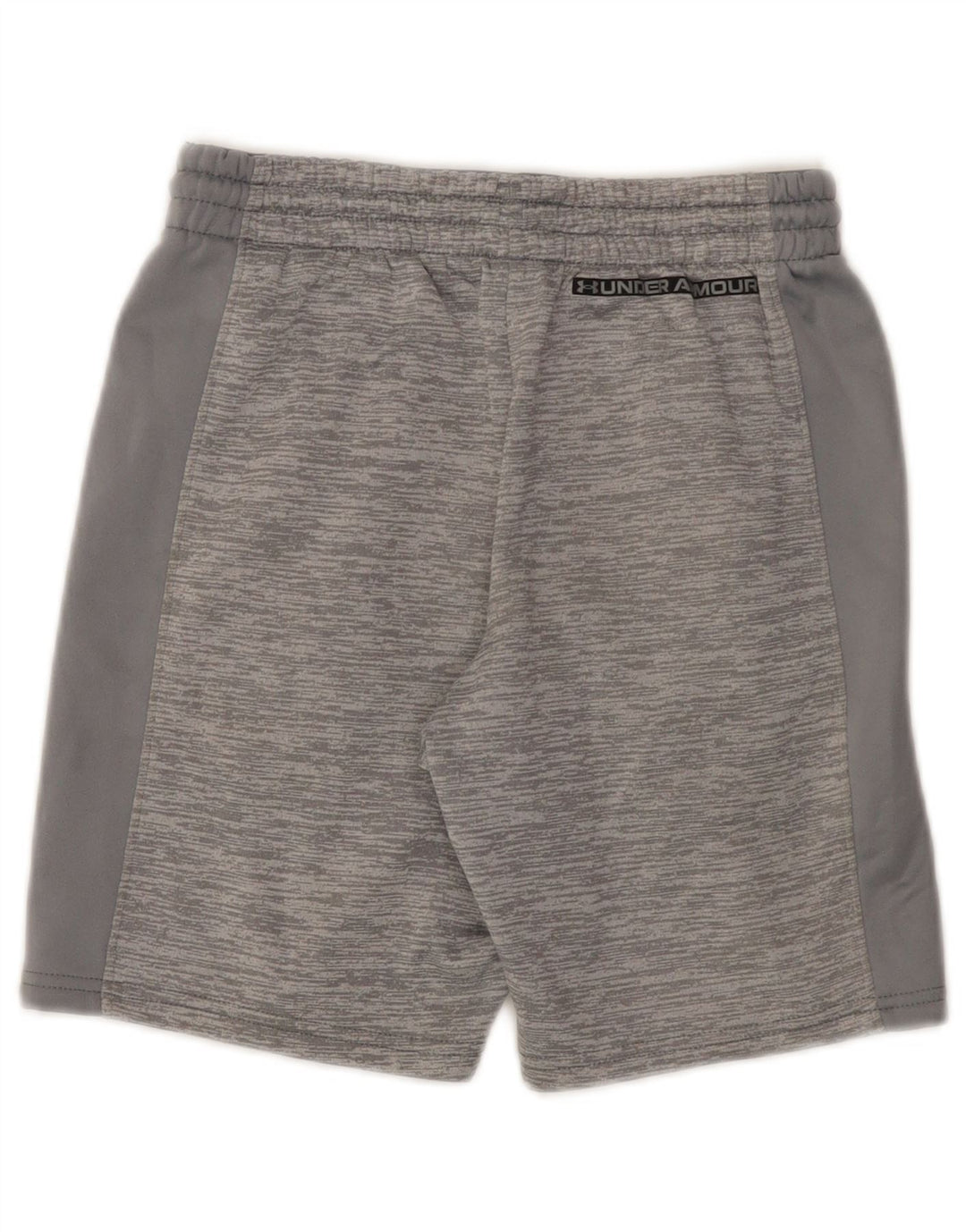 Under Armour Pantalones cortos deportivos con gráficos para niños 9-10 años Gris medio moteado