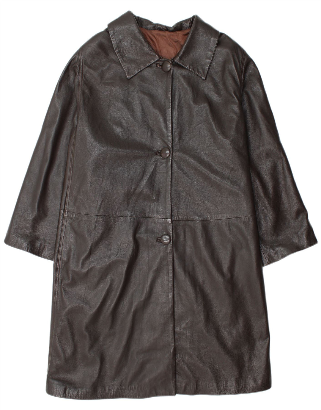 Abrigo de piel extragrande para mujer Conbipel IT 48 XL Cuero marrón