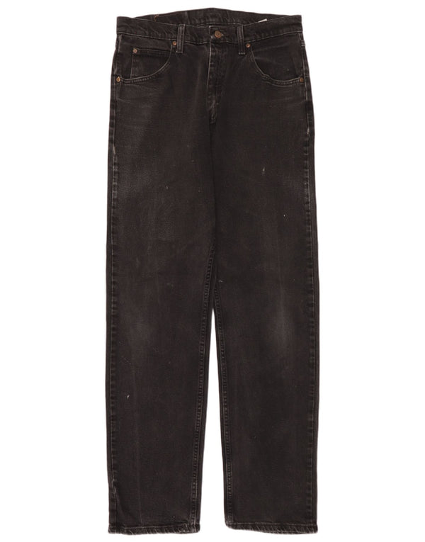 Wrangler Vaqueros rectos para hombre W32 L34 Algodón negro